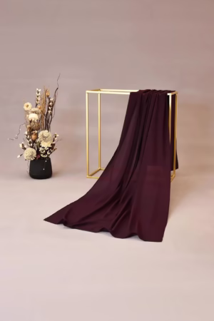 Plum Chiffon Hijab