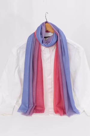 Summer-Shine Lawn Hijab in Malibu Peach, featuring lightweight fabric and a vibrant, elegant design.