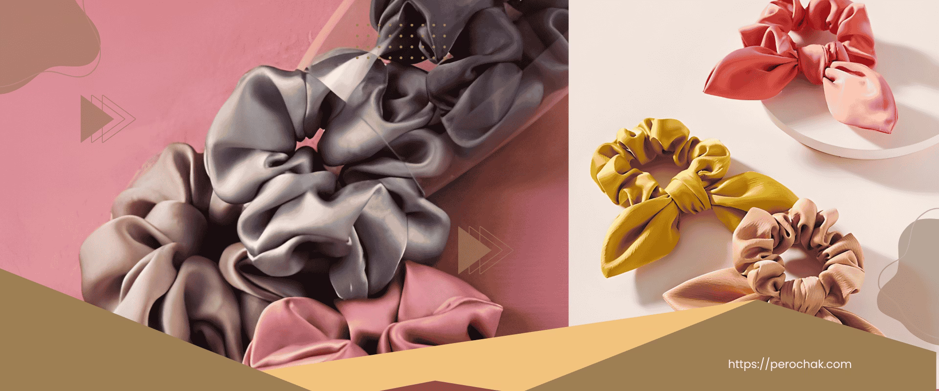 Scunci scrunchies for thin hair, designed for a secure yet gentle hold without pulling or slipping.