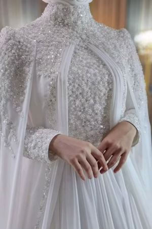 Elegant affordable wedding dress for brides on a budget