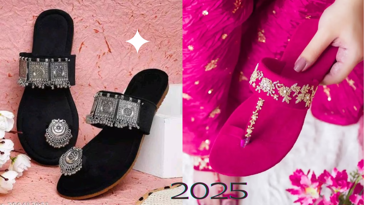 Handmade Kolhapuri sandals crafted by traditional artisans.