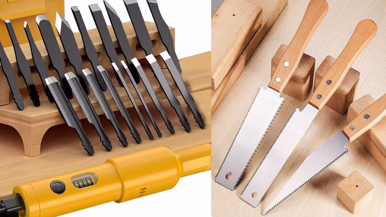 Durable woodworking hand tools for carpentry and DIY projects