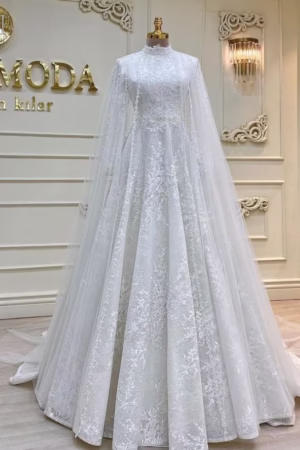 Elegant affordable wedding dress for brides on a budget