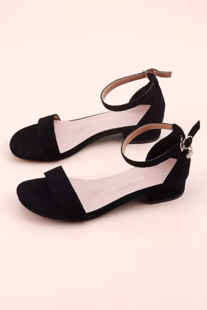 “Durable brown genuine leather sandals for summer wear”
