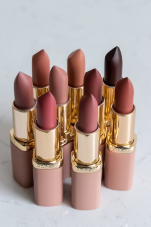 Long lasting nude and pink lipstick shades for daily wear