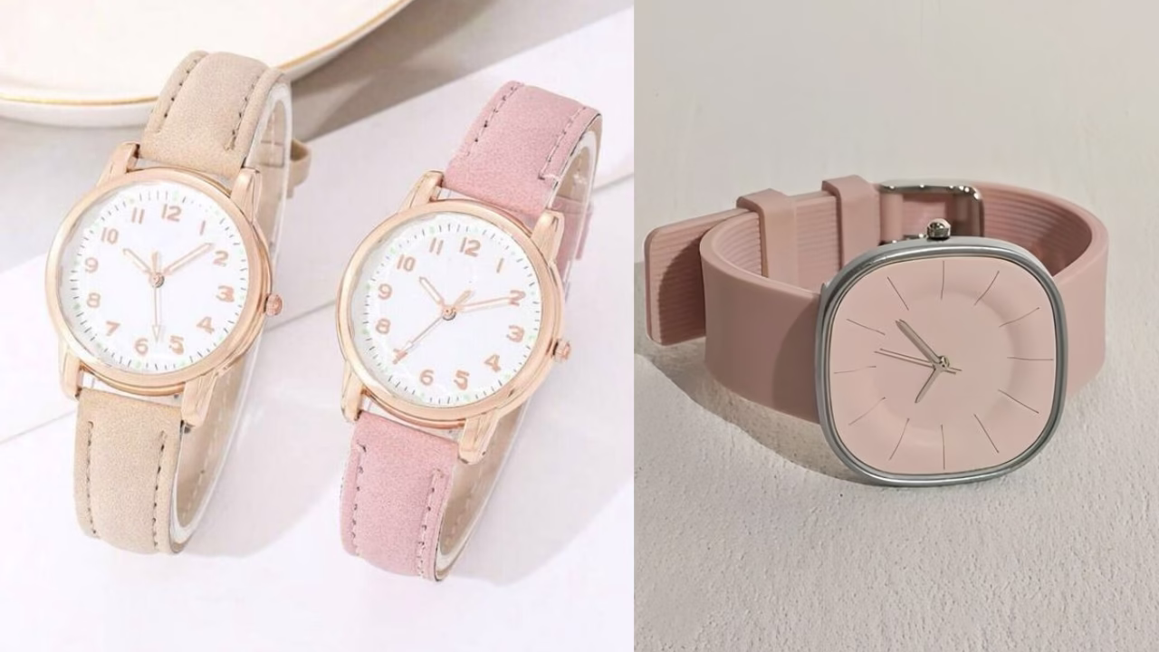 Premium dress watch with leather strap and minimalist dial, perfect for men and women at formal events